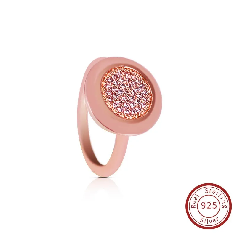 Pandora signature on sale ring rose gold