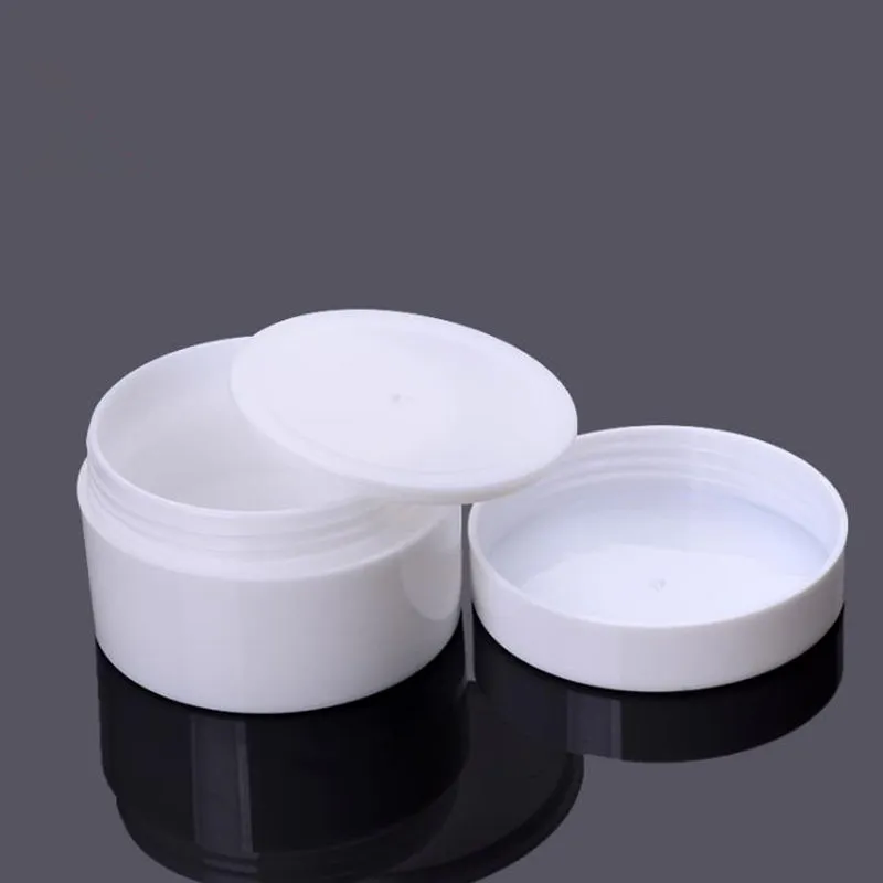 50 g 100g lege witte cosmetische container huidverzorging crème pot plastic pot verpakking DIY poeder tin f20173055