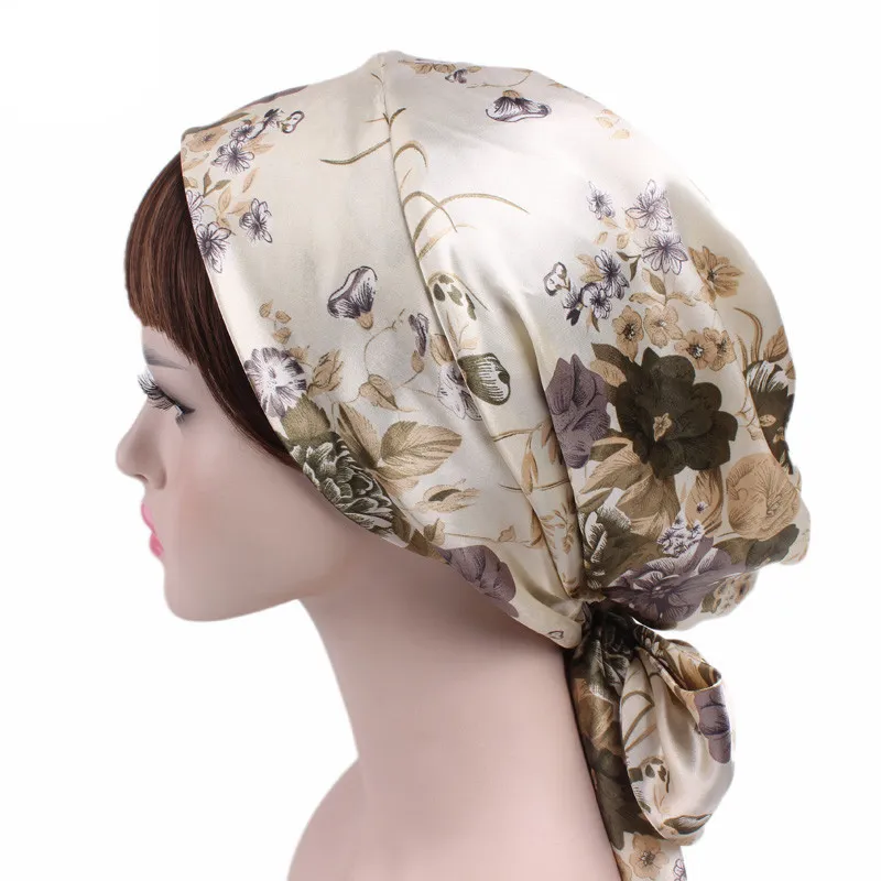 Satin scarf for sleeping top