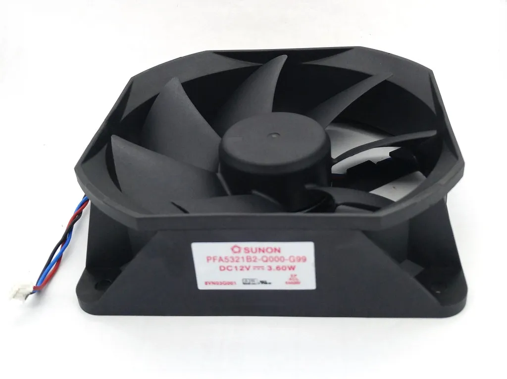 Novo original sunon efa5321b2-q000-f99 12 v 3.6 w 3 linhas para ventilador de refrigeração do projetor owx624ut