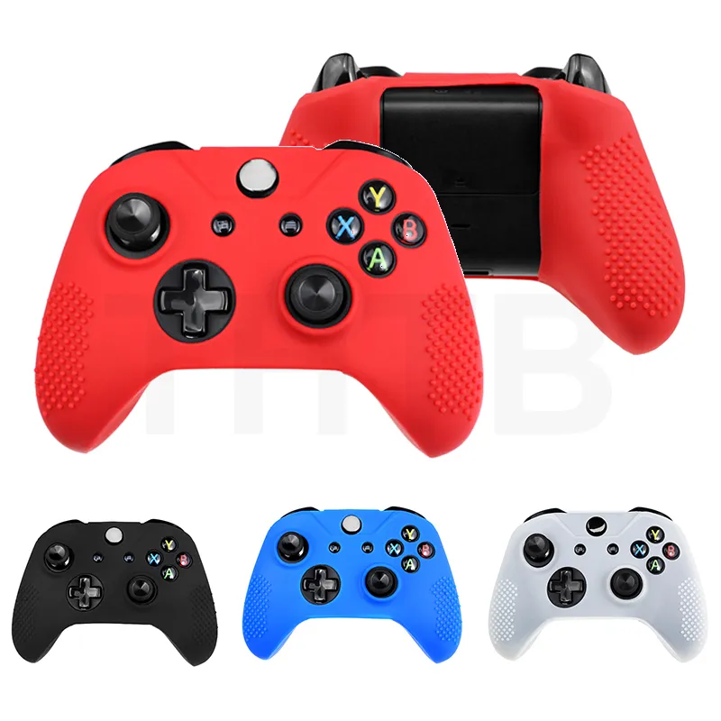 Funda protectora de goma de silicona suave antideslizante colorida Funda de piel para XBox One X S Controlador delgado Alta calidad ENVÍO RÁPIDO