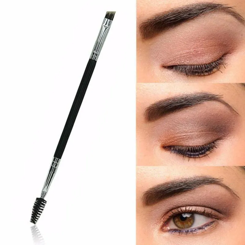 Make-up-Pinsel Eyeliner-Augenbrauenbürste 12 # Double End Make-up-Pinsel Schönheit Make-up-Tool Kosmetik für Make-up