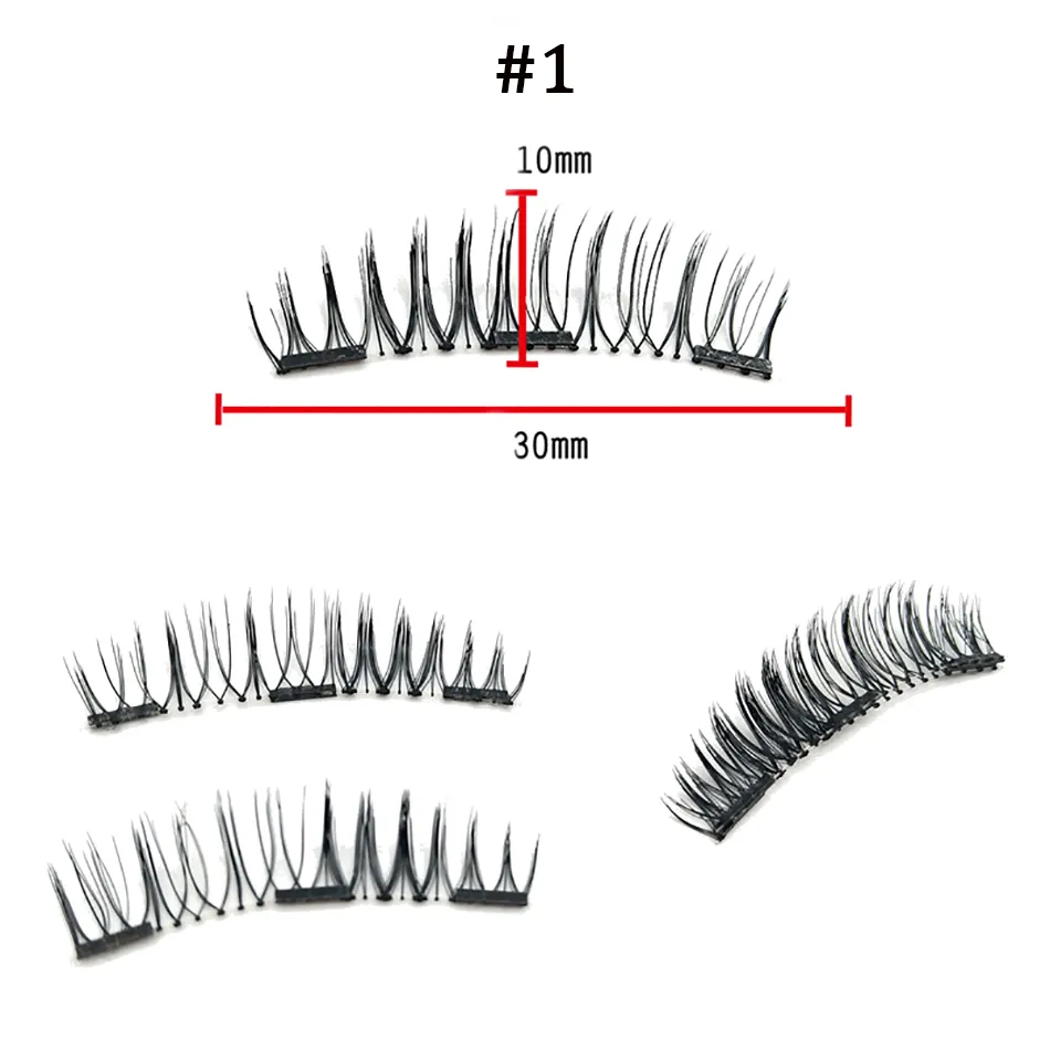 الجملة megnetic الرموش ماكياج الجمال التبعي لا الغراء reusable المضادة للحساسية الإناث الشعر وهمية الرموش مع مربع التجزئة
