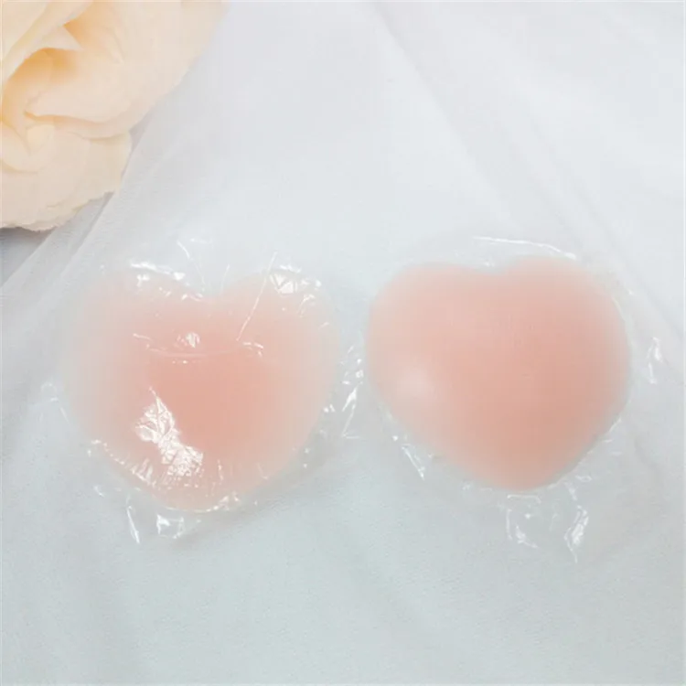 Women Reusable Invisible Self Adhesive Silicone Breast Chest Sticker Nipple Cover Bra Pasties Pad Petal Mat Stickers Accessories