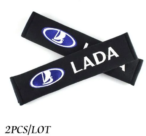 Car Stickers Fit For Abarth Alfa Dacia Lada Opel Renault Audi S Line Saab Volkswagen VW Rline Vauxhall Car Seat Belt Cover