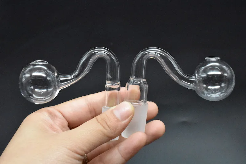 Neue Pyrex dicke Glas Ölbrenner Rohr Glasrohre 10mm 14mm 18mm männlich weiblich Ölbrenner Bubbler für Bubbler Wasserrohre Bong