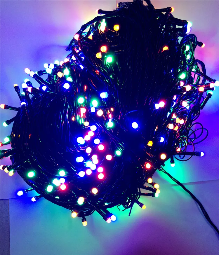 100 metri 480LED fendinebbia nero modellazione atmosfera decorazione di nozze di Natale produttori di stringhe di lanterna vendite dirette