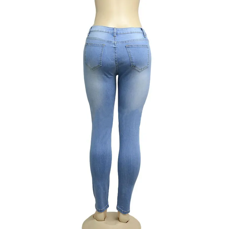 Freund Loch Zerrissene Jeans Denim Vintage Gerade Für Mädchen Hohe Taille Casual Hosen Weibliche Schlank