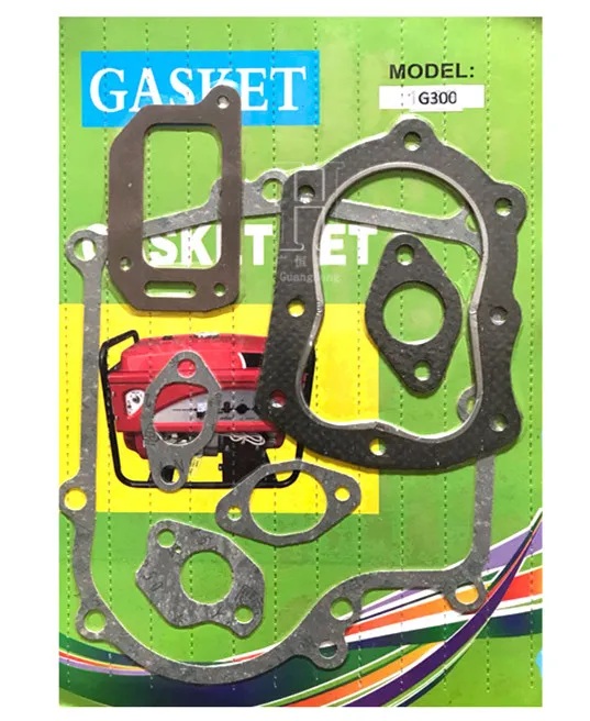 Complete gaskets for Honda G300 engine muffler carburetor cylinder air filter intake Full gasket set