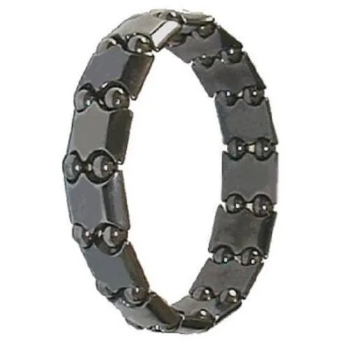 VENTE nouveauté 2018 ! Bracelet en hématite magnétique noir, perle de thérapie de la douleur à la mode, perle d'arthrite