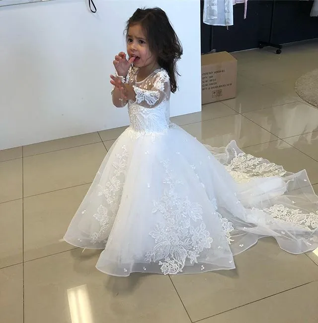 Mermaid flower girl clearance dress