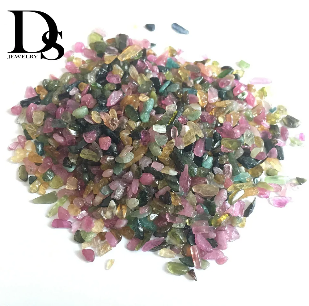 100g natural Rainbow Tourmaline Stones caídos Chips colorido cristal gem minerais espécimes chakra presentes festejos fengshui decoração