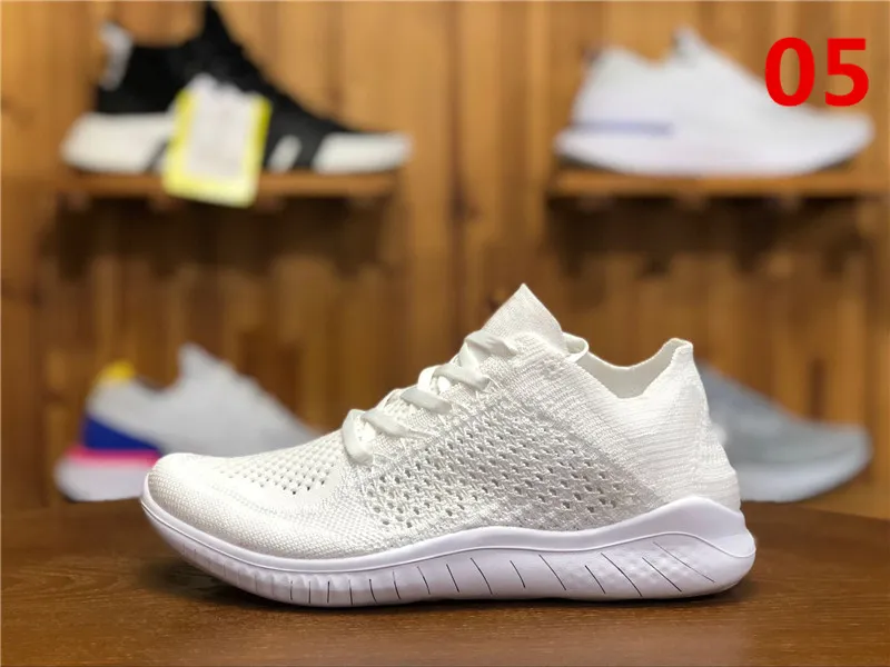 En iyi Fly Free RN 5.0 koşu ayakkabıları mens 2019 yeni örgü nefes hafif eğitmenler bayan moda açık sneakers ABD 5.5-11