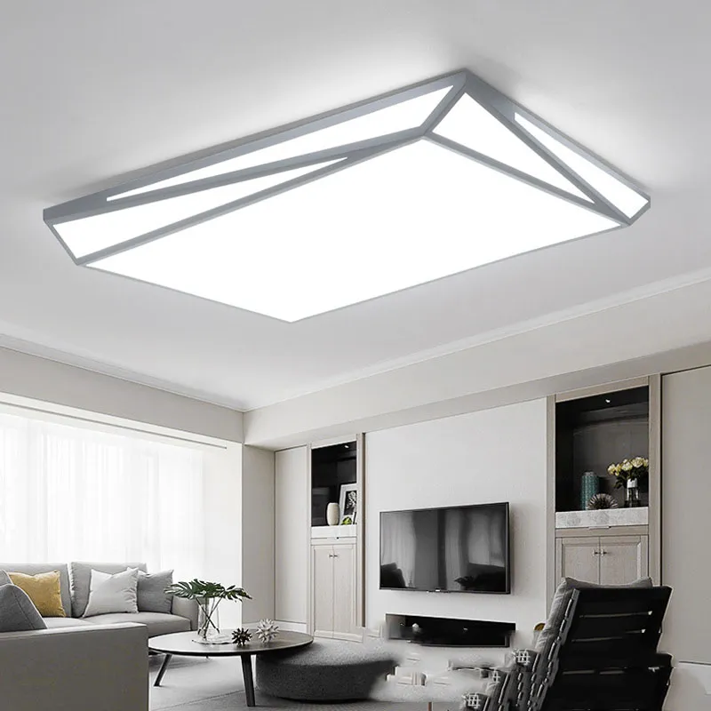 Plafond moderne à LEDs lampe variateur monté plafonniers 24W 36W pour bureau à domicile salon chambre cuisine