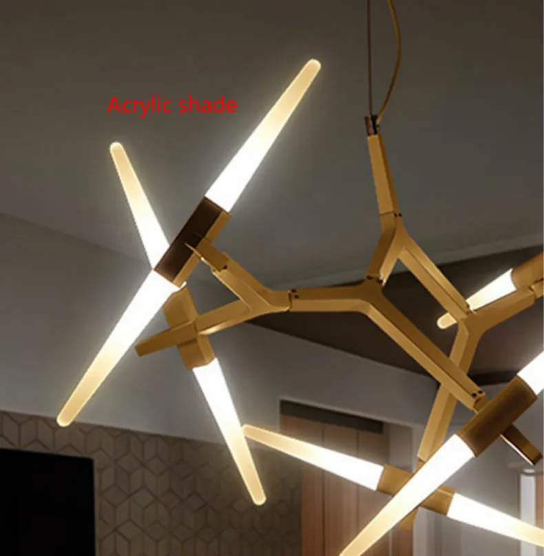 Modern Chandeliers Modern Light Fixture for Dining Living Room Pendant Lights Freely Design Glass / Acrylic Shade