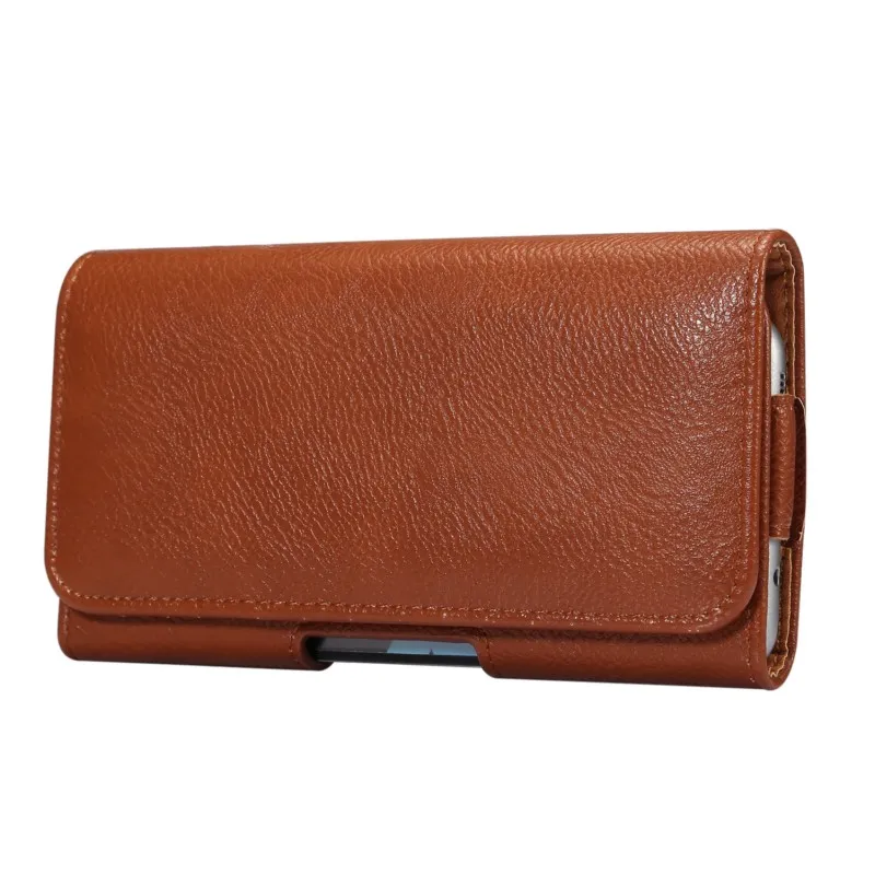 Universal Belt Clip Pu Leather Midjehållare Flip Pouch -fodral för ZTE Small Fresh 5Sblade V8QA530ZFive G LTETEMPO GO5578189