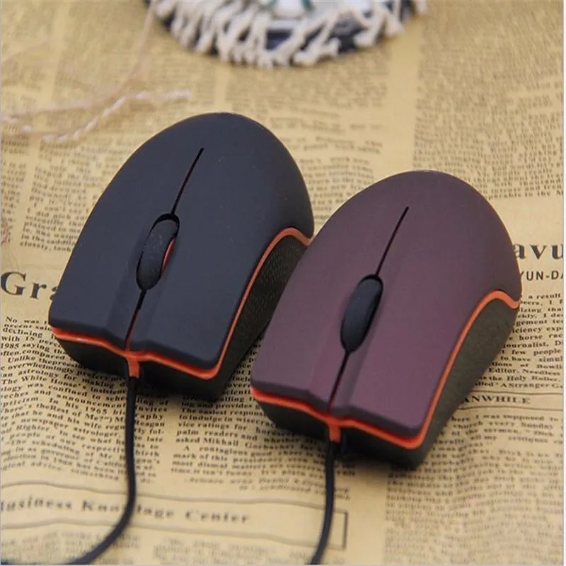 848D USB Optical Mouse Mini 3D Wired Gaming Tillverkare Möss med Retail Box för dator Laptop Notebook C-SJ