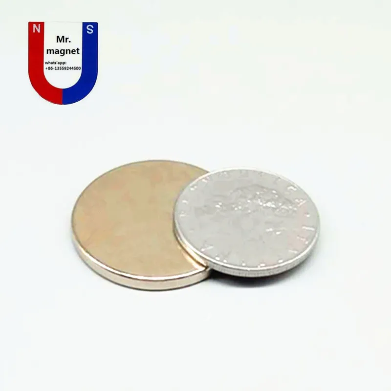 Toptancı 10 adet Süper Güçlü 30x3 Mıknatıs 303 N35 Kalıcı Nadir Toprak Magnet 30mm x 3mm Sanayi Neodimyum Mıknatıs D30x3mm