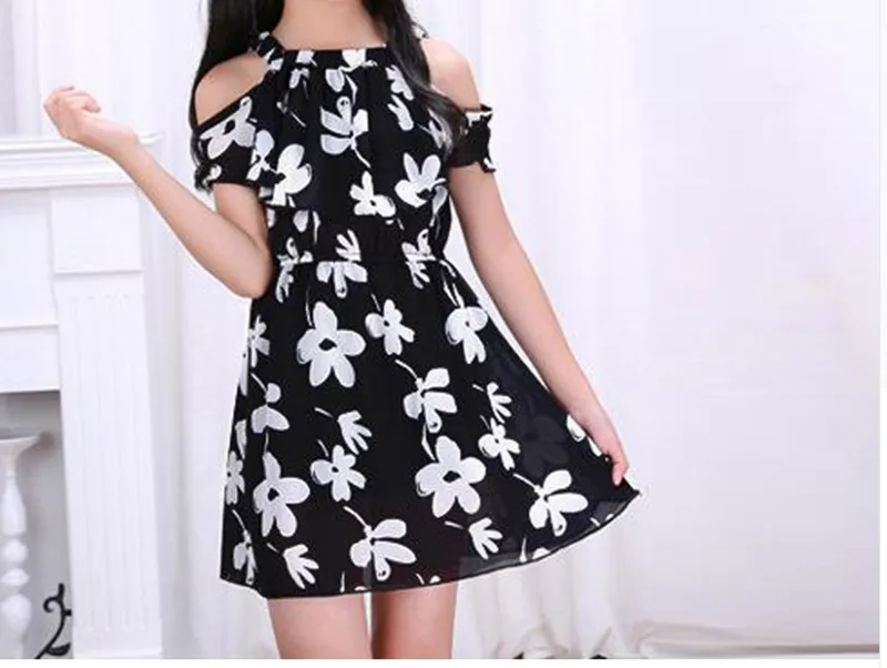 Estampado de flores de verano Vestidos para niñas 3 -12 años Ropa para niños Vestidos para Estampado de flores de verano Vestidos para niñas 3 -12 años Ropa para niños Vestidos para