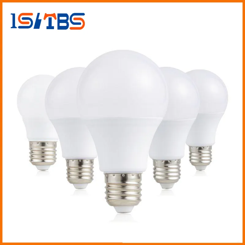 E26 E27 Dimmable Светодиодные лампы Light A60 A19 12W SMD Светодиодные фонари Теплый / холодный Белый AC 110-240V Экономия энергии
