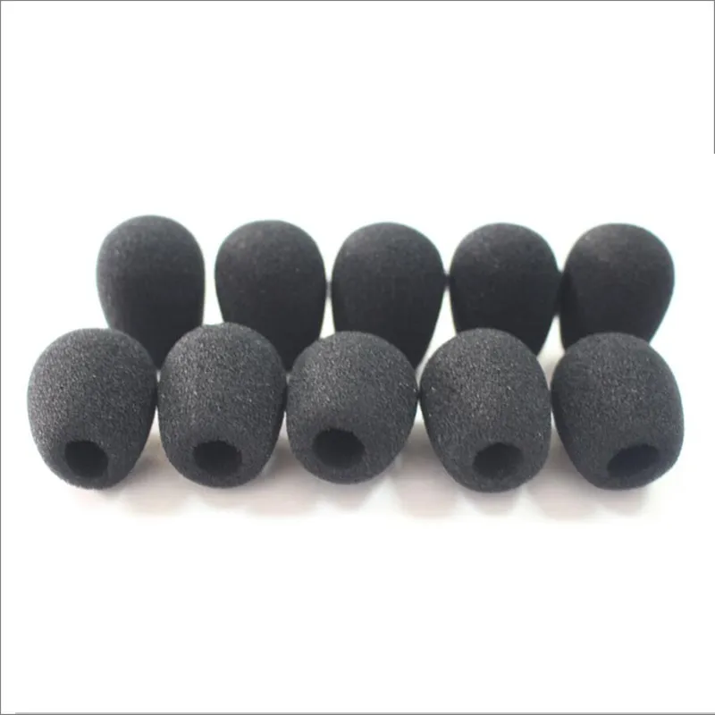 10mm Microphone windscreens microphone foam covers for call center headset mic lot1923270