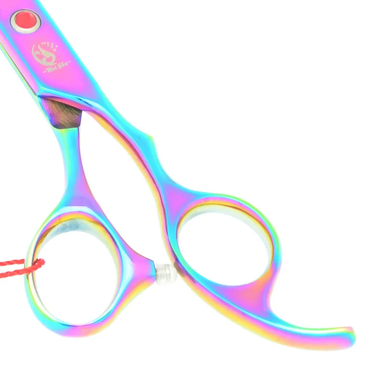 7.0 дюймов Meisha красочные парикмахеры резки ножницы истончение ножницы Япония 440c хорошее качество большой инструмент для стрижки волос домой или салон используется HA0367