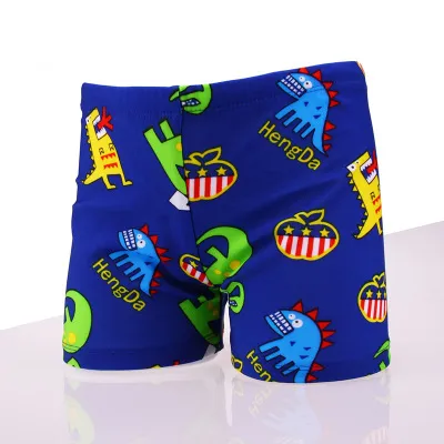 New Boys Swimming Shorts Baby Boys Swimming Pool Beach Swimwear Cartoon Printed Swim Trunks Boardshorts Swim Board Shorts 1-14T