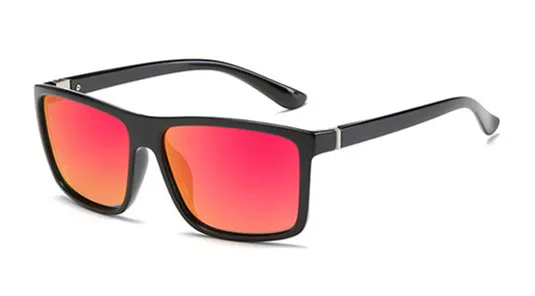 لا لوغو بولارويد النظارات الشمسية للجنسين مربع خمر النظارات الشهيرة ماركة sunglases الاستقطاب النظارات الرجعية للنساء الرجال 7 ألوان 10 قطع