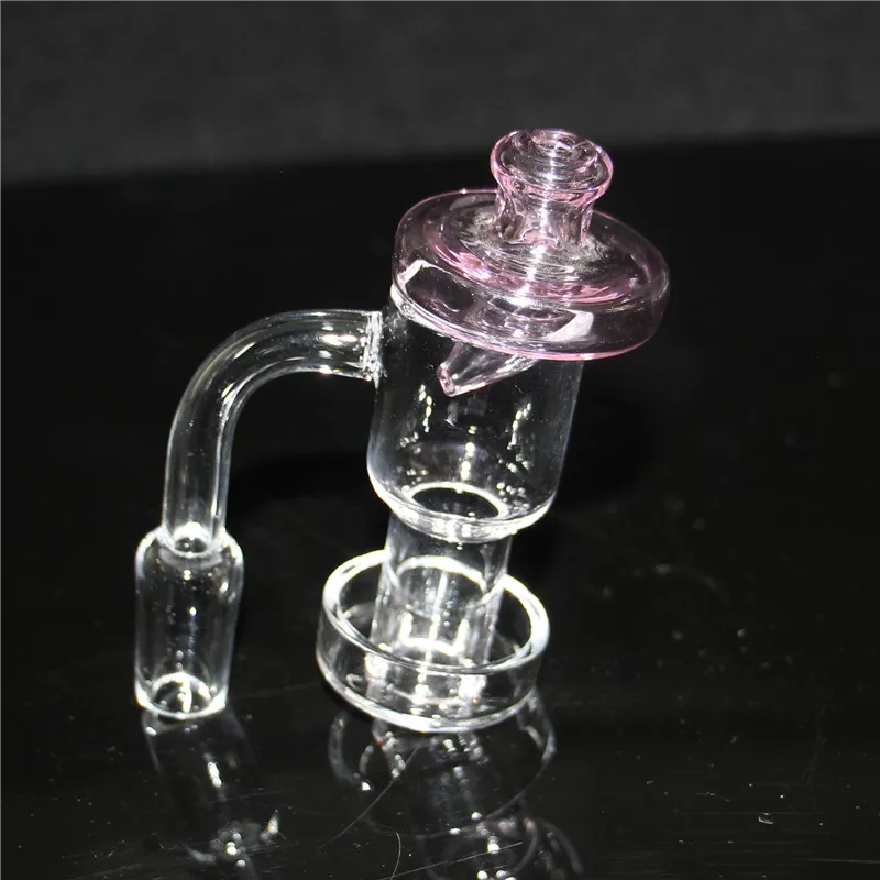 Smoking Terp Vacuum Quartz Banger Nail and Carb Cap Domeless Bangers nails 10mm 14mm 18mm For Glass Bongs