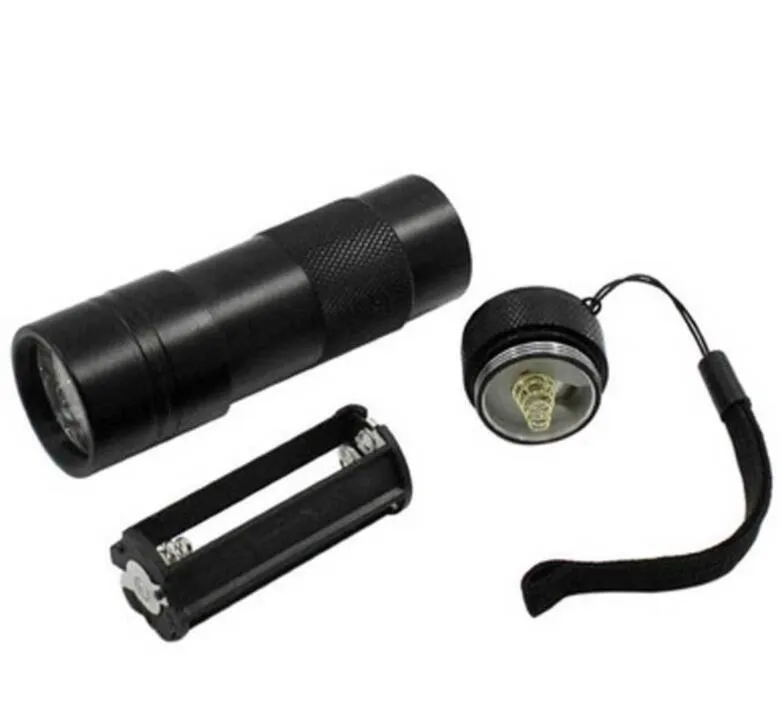 395400NM Ultra Violet UV Light Mini Portable 12 LED UV Flashlight Torch Scorpion Detector Finder Black Light UV12