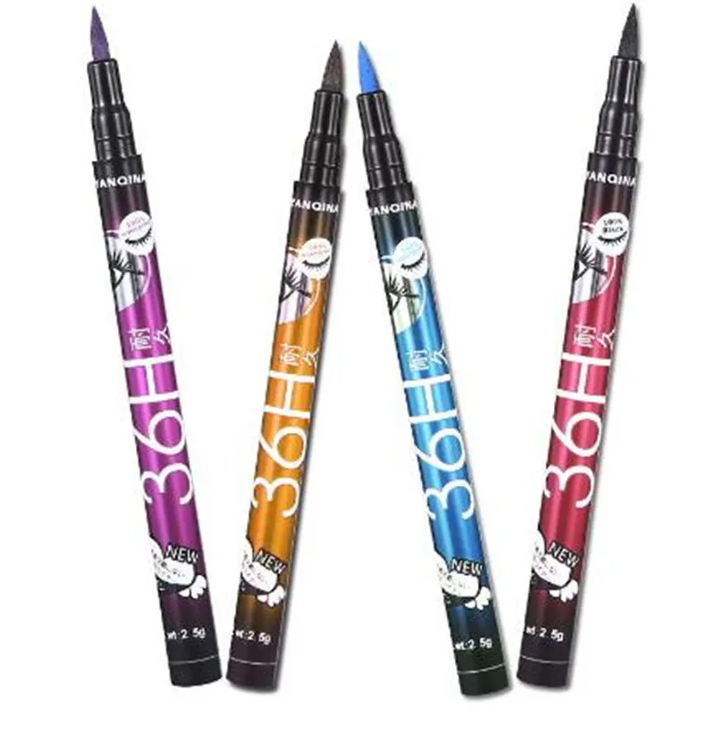 Bâton Longue Durée Shimmer liquide eyeliner Beauté Maquillage étanche Eyeliner Stylo 4 Couleurs pour choisir Crayon Pour Les Yeux Cosmétique