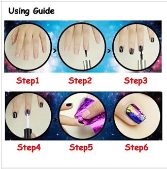 66 diseños Nail Art Transfer Foils Sticker, / Beauty Free Adhesive Nail Polish Wrap, Nail Tips Decoraciones Accesorios envío gratis