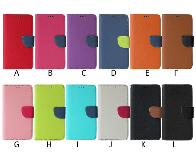 Universella plånbokfodral för 3,5 till 6,9 tums mobiltelefon PU Flip Leather Credit Card Slot TPU Cover iPhone Samsung Moto Oppo OnePlus Huawei Xiaomi