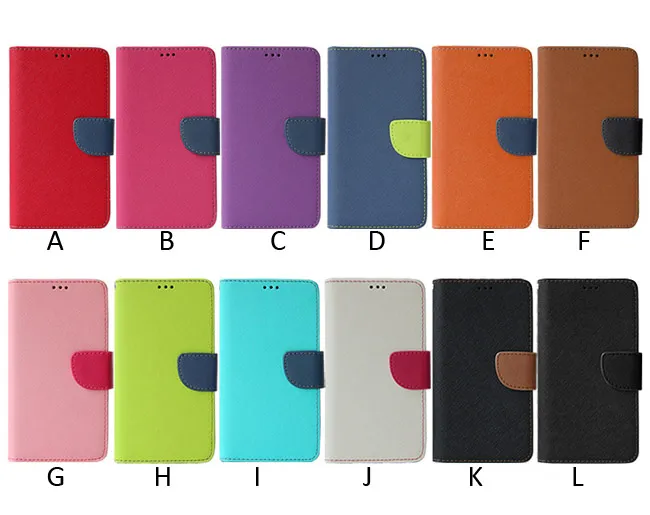 Universal Wallet Cases For 3.5 to 6.9 inch Cell Phone PU Flip Leather Credit Card Slot TPU Cover iPhone Samsung MOTO OPPO OnePlus Huawei XiaoMi