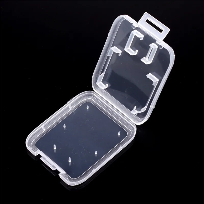 thumbnail image 2 of 10 Pack Transparent Hard Plastic Micro SD / SDHC Memory Card Storage Cases 2 of 3