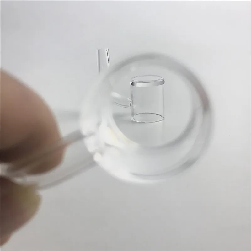 24mm XL Mini Quartz Banger Nail met korte hals Flat Top 4mm Dikke Bodem 10mm 14mm Domeloze Quartz-nagels voor het roken van waterleidingen