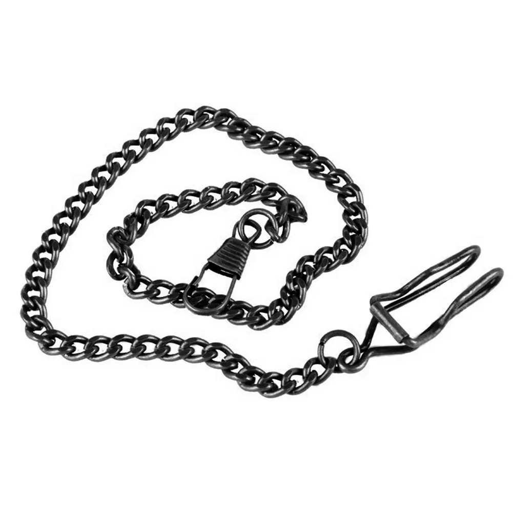 Chaîne de poche unisexe rétro Antique, support de montre, collier, décor de ceinture en Jean, New285x
