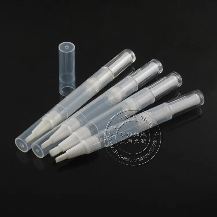 125pcs / lot 2.0ml Cuticle Nail Oil Pen med läckagesistent borste Applicator Nail Nutrition Oil Pen Dispenser Tomt paket