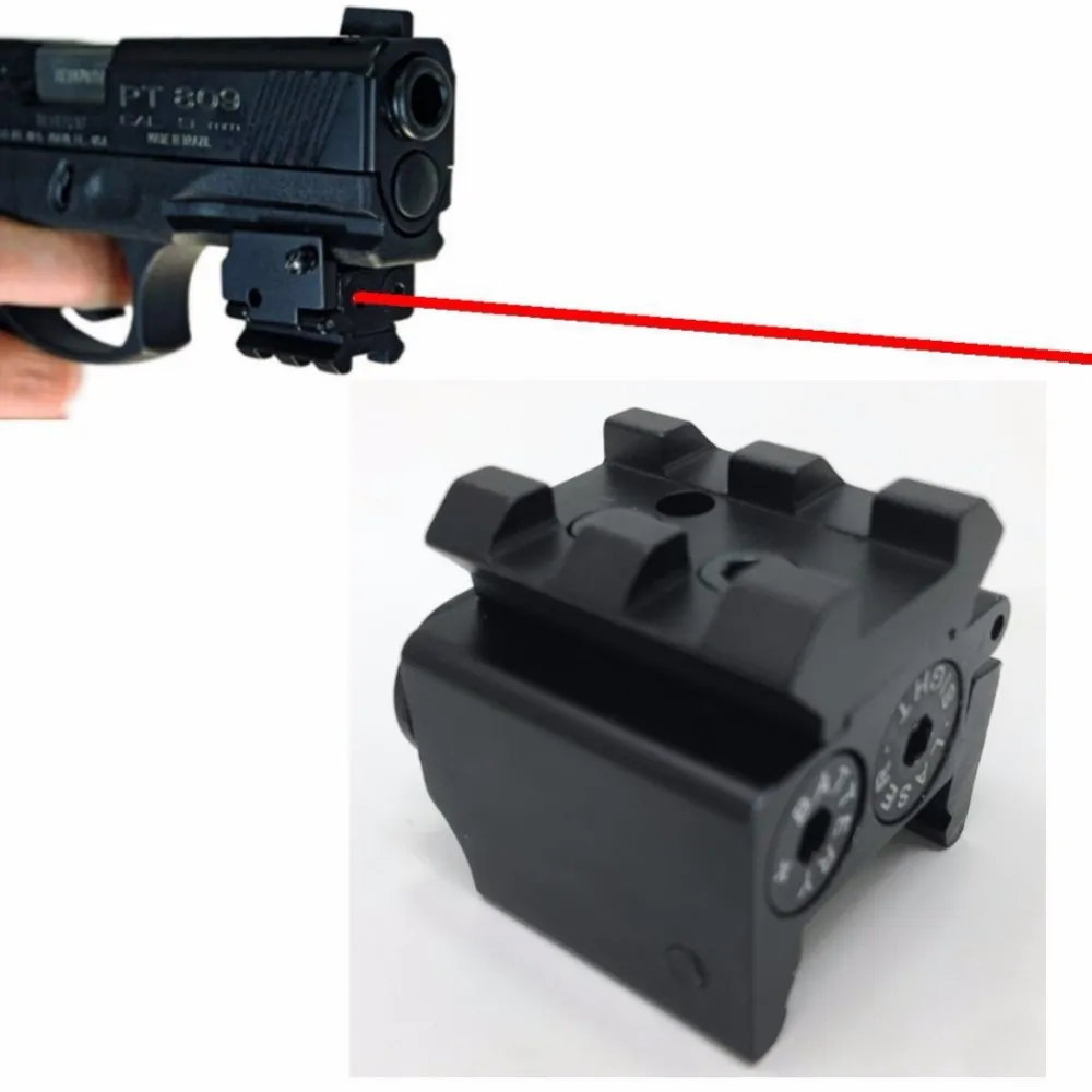 High Quality Mini Tactical Red Dotted Small Laser Sight Red Dot Lazer Sight Sights Airsoft Tools