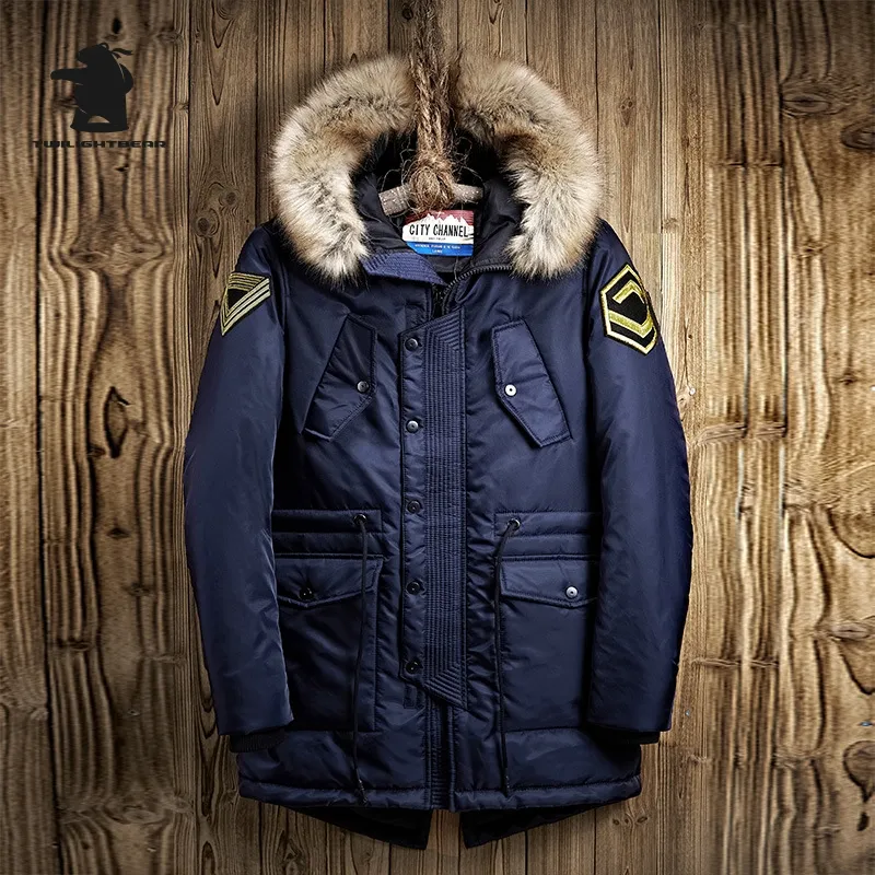 Yeni erkek Parkas Moda Kürk Yaka Yüksek Kalite Rahat Kalınlaşmak Kış Ceket Erkekler Artı Boyutu Palto Casaco Masculino BY5F2521