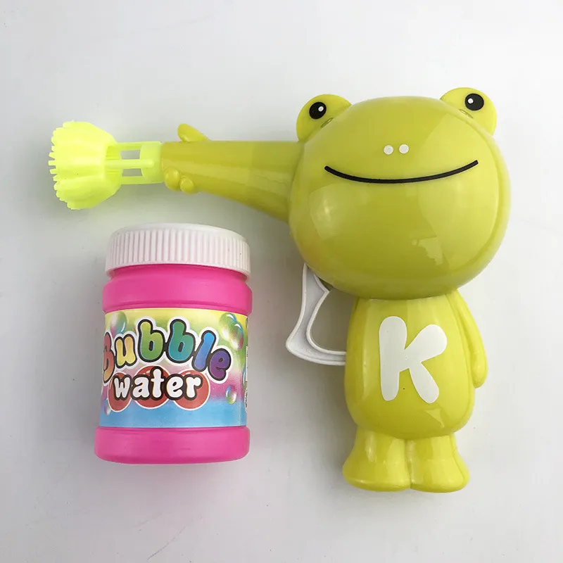 Popular Outdoor Kids Toys Soap Blow Animal Bubble Gun Child Cartoon Model Plastic Toys Baby Gift Colorful Water Gun