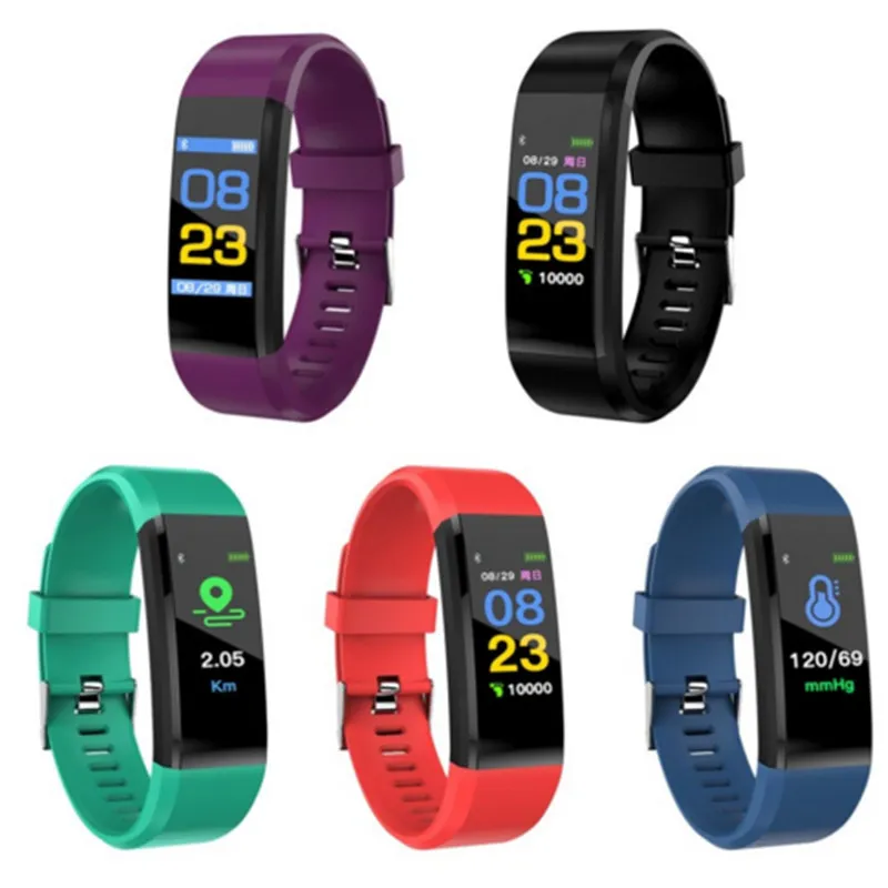 ID115 Plus Activity Tracker Health Exercise Watch With Heart Rate