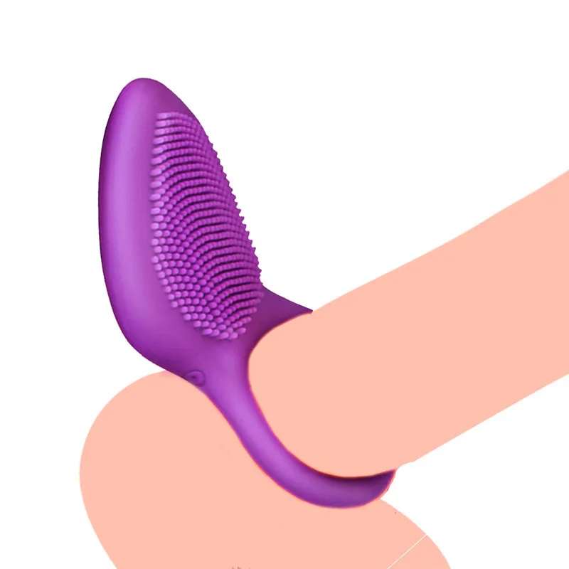 Rechargeable-Silicone-Penis-Ring-Clitoris-Vibrator-for-Men-Delay-Penis-Rings-Cock-Ring-Sexy-Toys-for