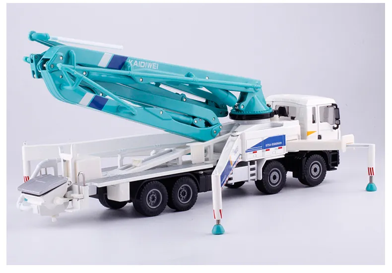 KDW Diecast Alloy Concrete Pump Truck Car Model Toy Engineering Vehicle 155 Scale for Xmas Kid Birthday Boy Gift Collect 62501940123