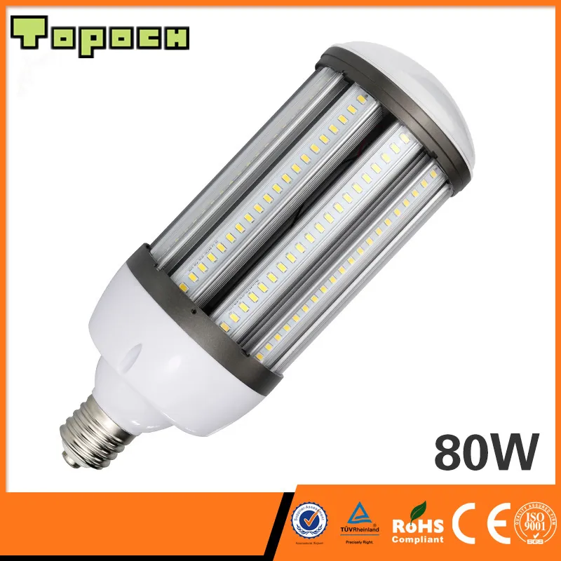 Topoch Led Bulb Corn Light 80 W 100W 120 W 120LM / W UL CE Wymień 250W-400W MHL / HPS Wymiana Mogul Podstawa IP64 Duże oświetlenie