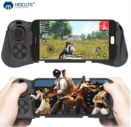 MoCute 058 Беспроводная игра Pad Pad Bluetooth Android Джойстик VR Телескопический контроллер GamePad для iPhone Pubg Mobile JoyPad