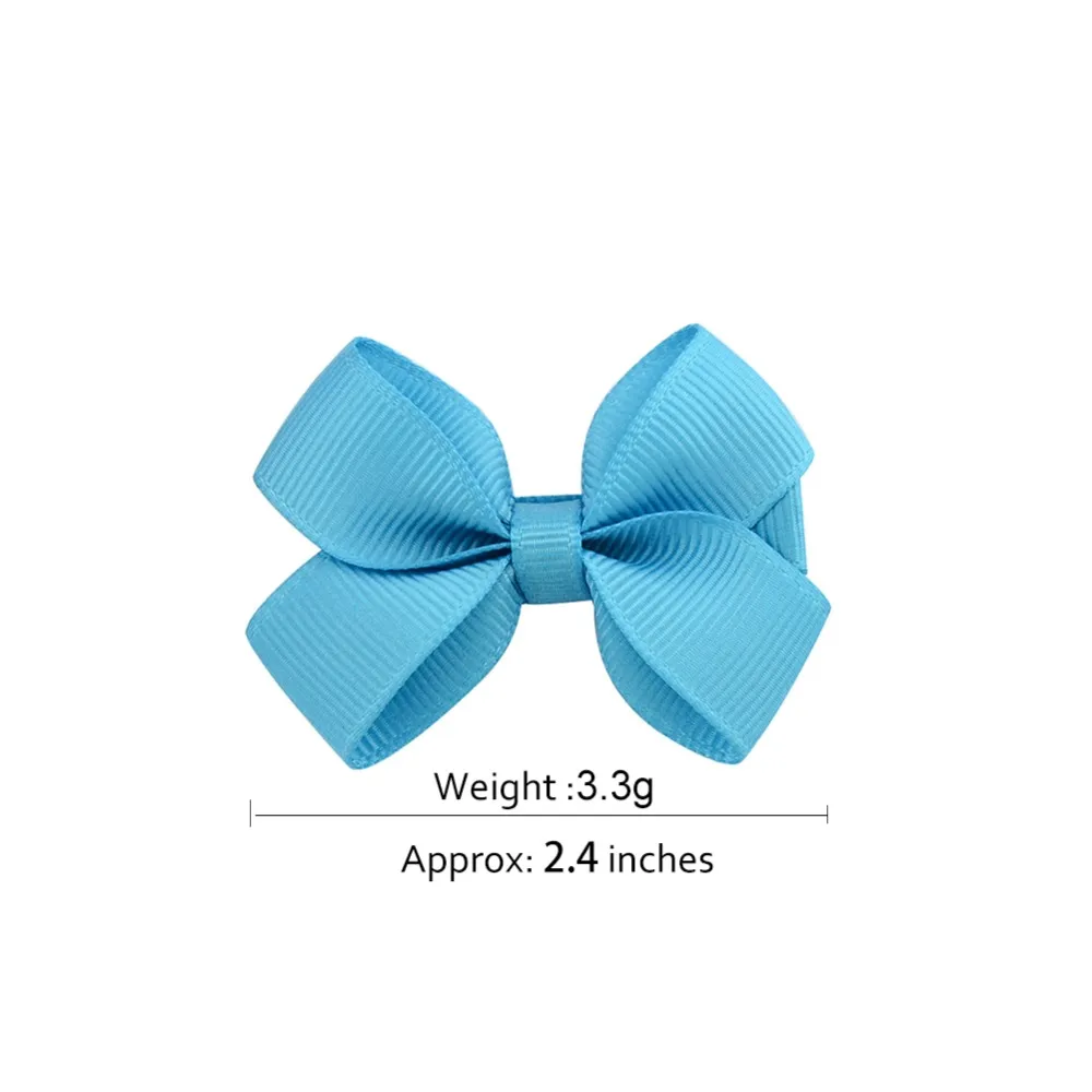 lot 24inch Mini Candy Color Grosgrain Ribbon Bows Small Cheer Bow Kids Boutique Hair Bow Hair Accessories 6465817137