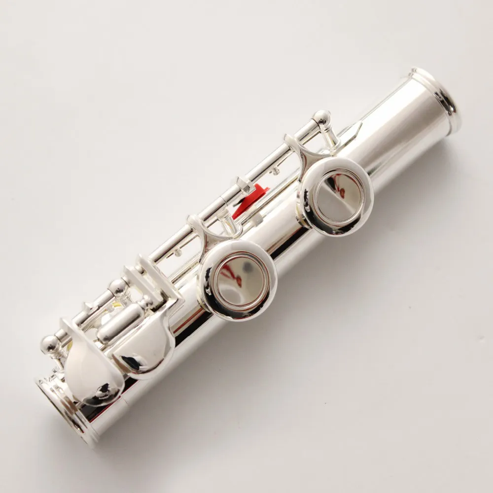 Instruments de musique de performance professionnelle fl281 flûte 16 trous fermé Cupronickel C Tone Flute plaquée argentée avec casecleanin2839761