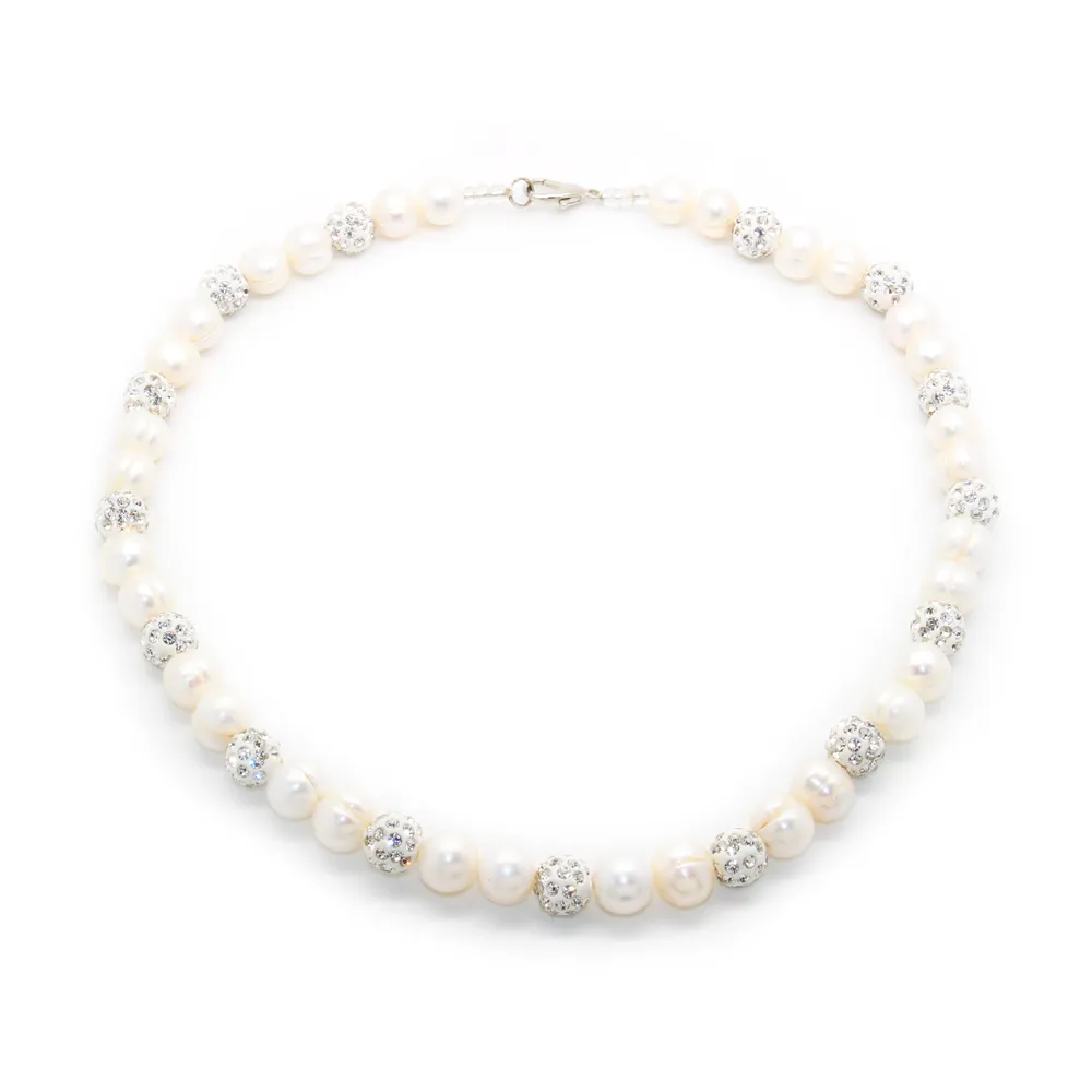 Gioielli di perle d'acqua dolce Collana di perle grandi da 10-12 mm come regalo a sorpresa per la moglie
