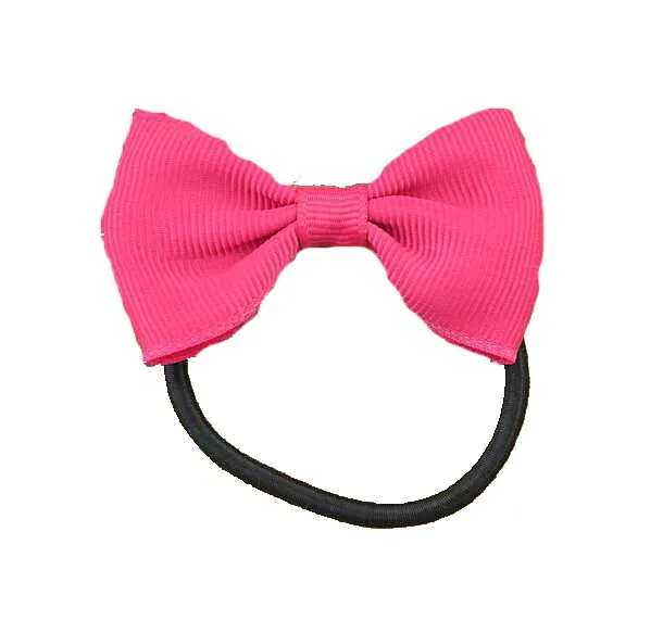 Gril fait à la main Couvre-chef Simple et facile ruban gros-grain de 2,5 pouces Bowknot Beaux arcs de cheveux boutique pinces à cheveux accessoires HD3210